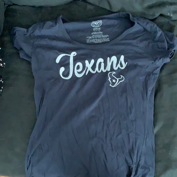 Blue navy Texans shirt - Picture 1 of 1
